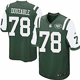 Nike Men & Women & Youth Jets #78 Douzable Green Team Color Game Jersey,baseball caps,new era cap wholesale,wholesale hats